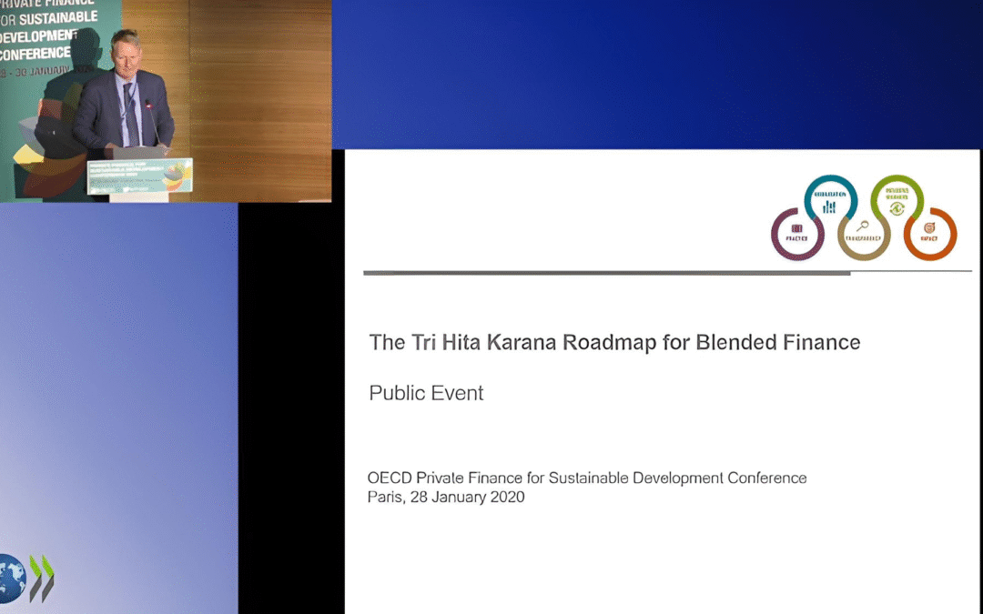28 Jan 2020 | OECD Finance Sustainable Development Conference Tri Hita Karana Roadmap on Blended Finance